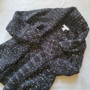 Loft Womens knit sweater wrap waterfall cardigan Size medium